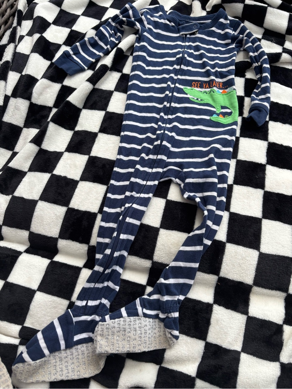 2T carters striped sleeper